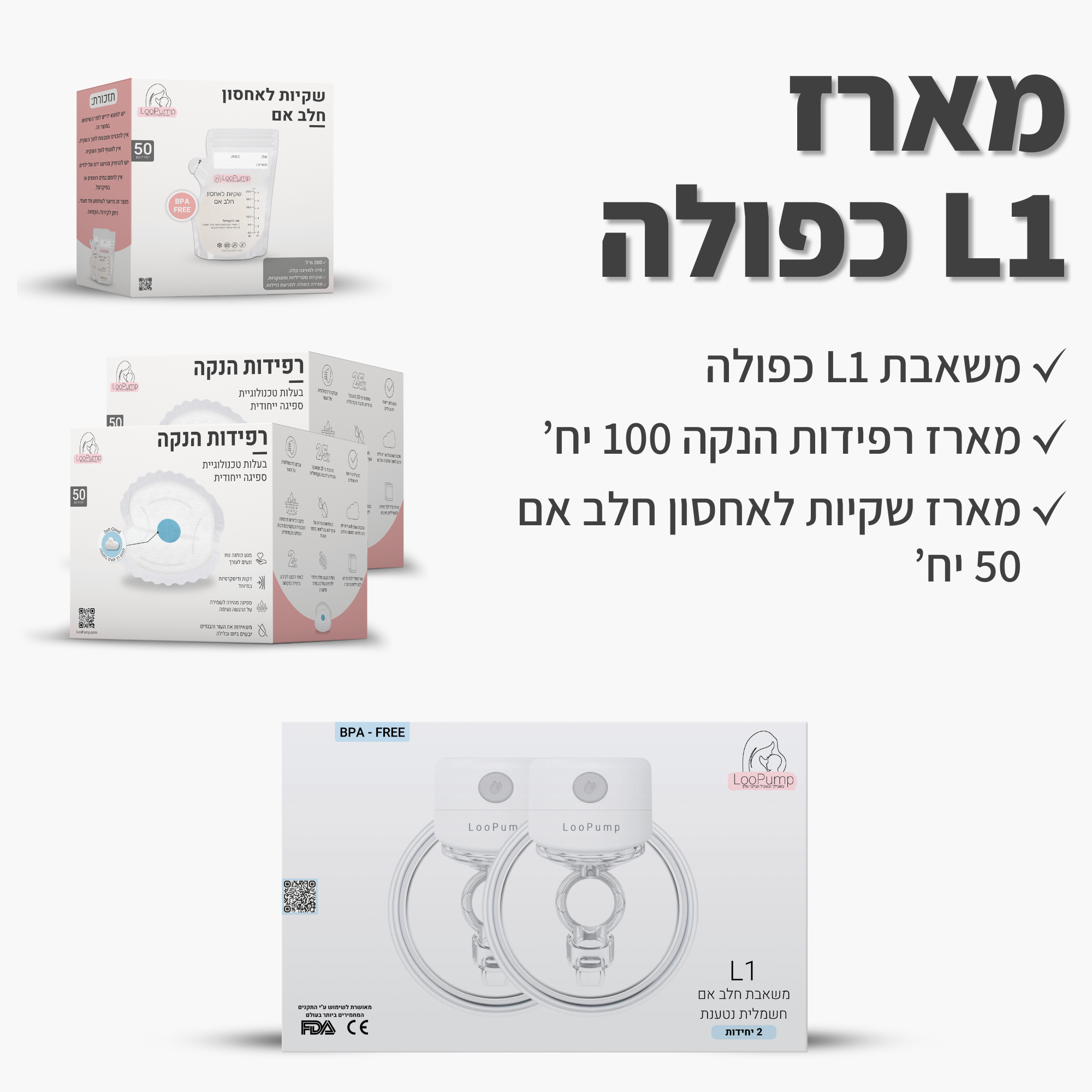 מארז משאבת L1 כפולה LooPump