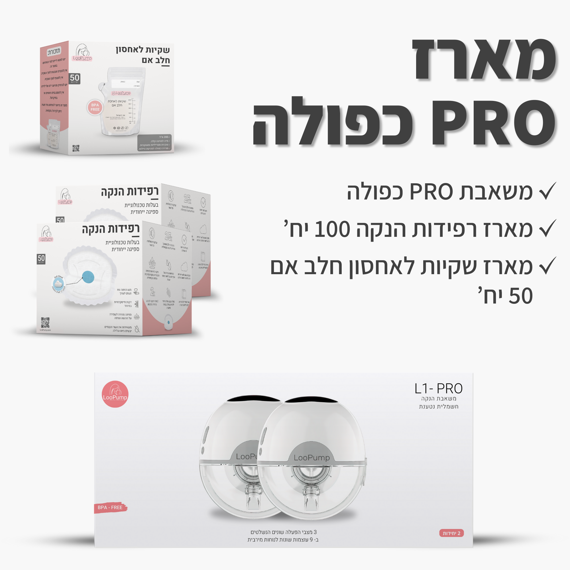 מארז משאבת PRO כפולה LooPump